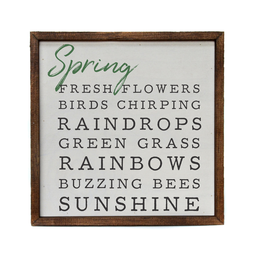 Spring Fresh Flowers Garden Sign - Spring Décor - CW059 - 2 Per Pack ($11.00 Per Sign)