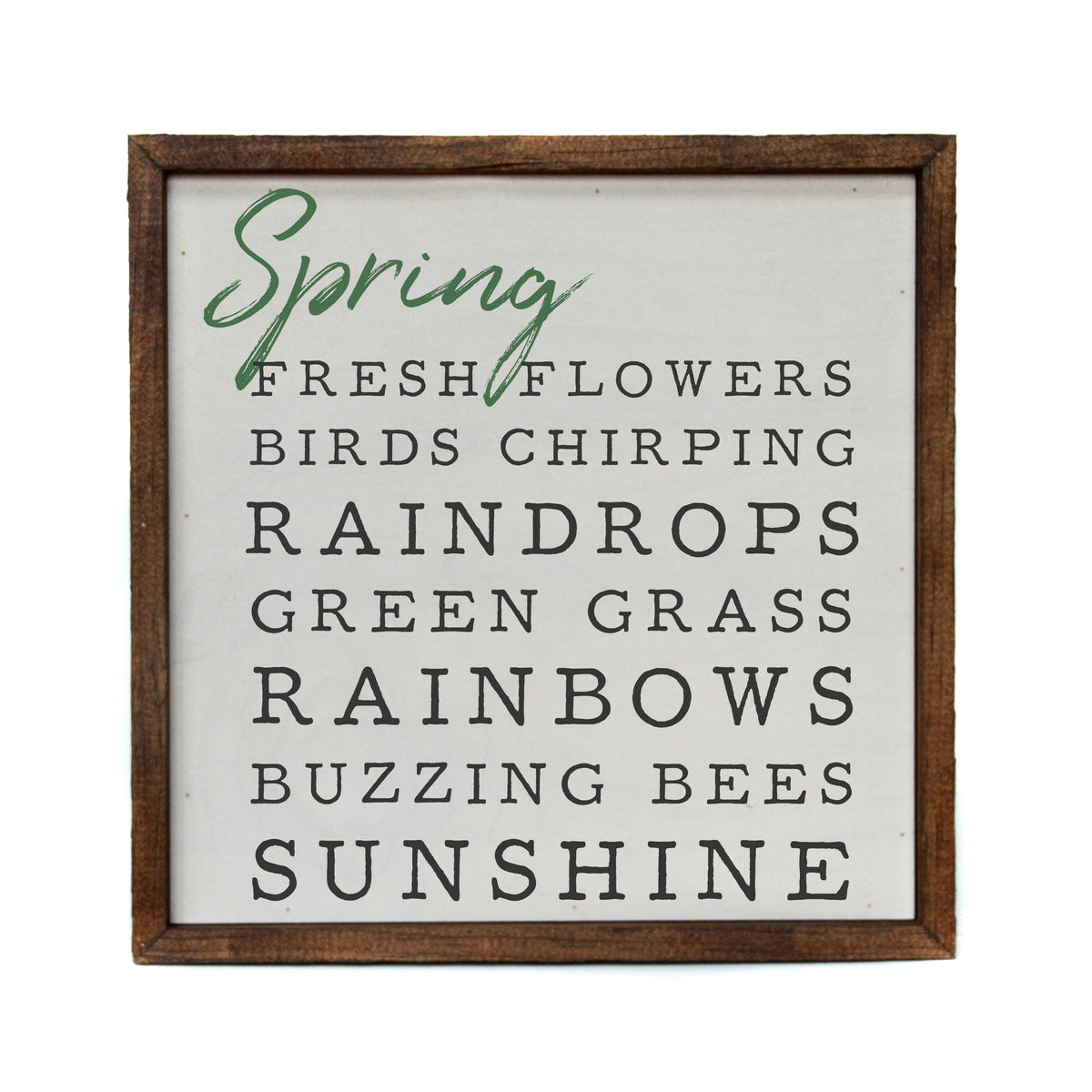 Spring Fresh Flowers Garden Sign - Spring Décor - CW059 - 2 Per Pack ($11.00 Per Sign)