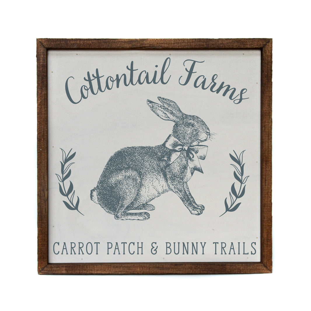 Cottontail Farms - Spring Sign - Easter Décor - Home Décor - CW066 - 2 Per Pack ($11.00 Per Sign)