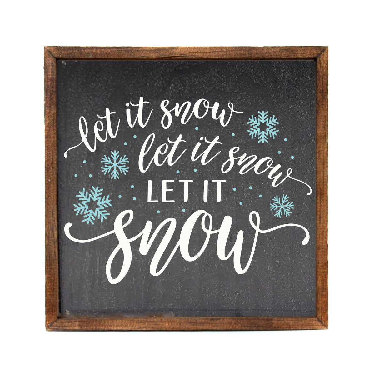 Let It Snow Winter Holiday Sign - Christmas Decor - CW078 - 2 Per Pack ($11.00 Per Sign)