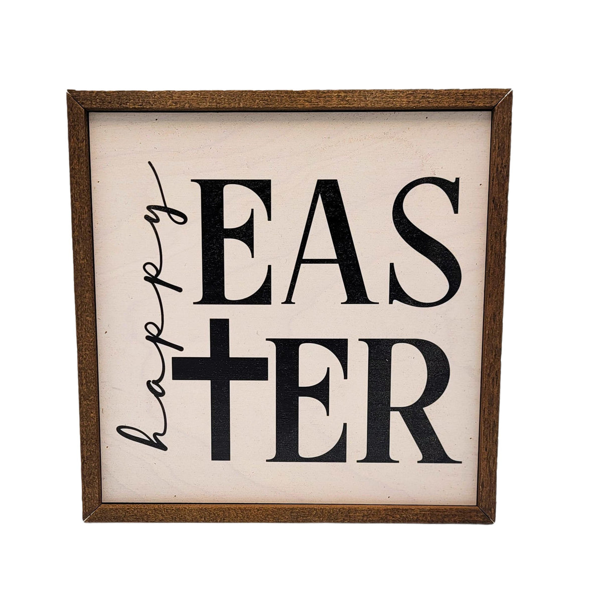 10x10 Happy Easter Signs - Religious Home Decor - CW086 - 2 Per Pack ($11.00 Per Sign)