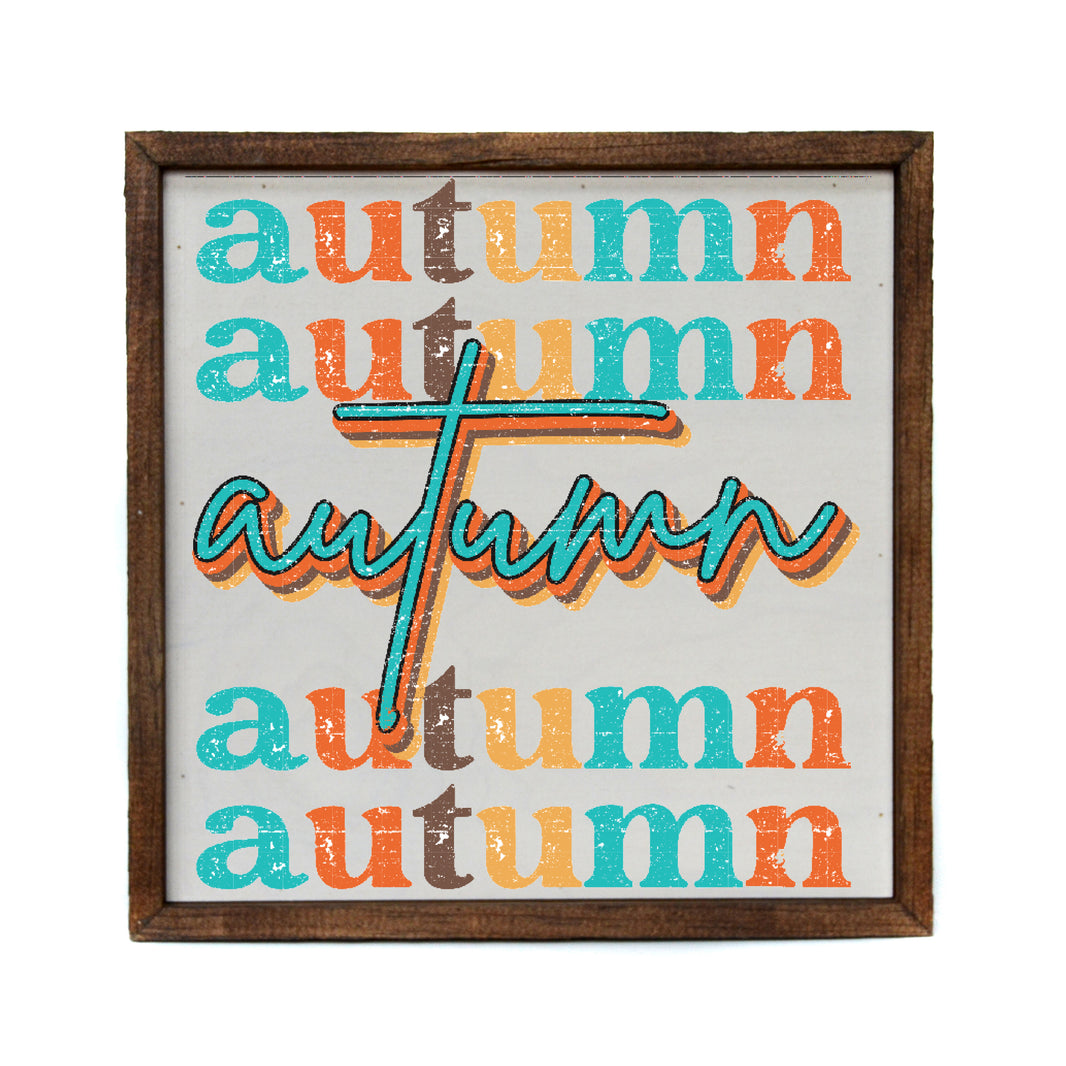 10x10 Autumn Vintage - CW096 - 2 Per Pack ($11.00 Per Sign)