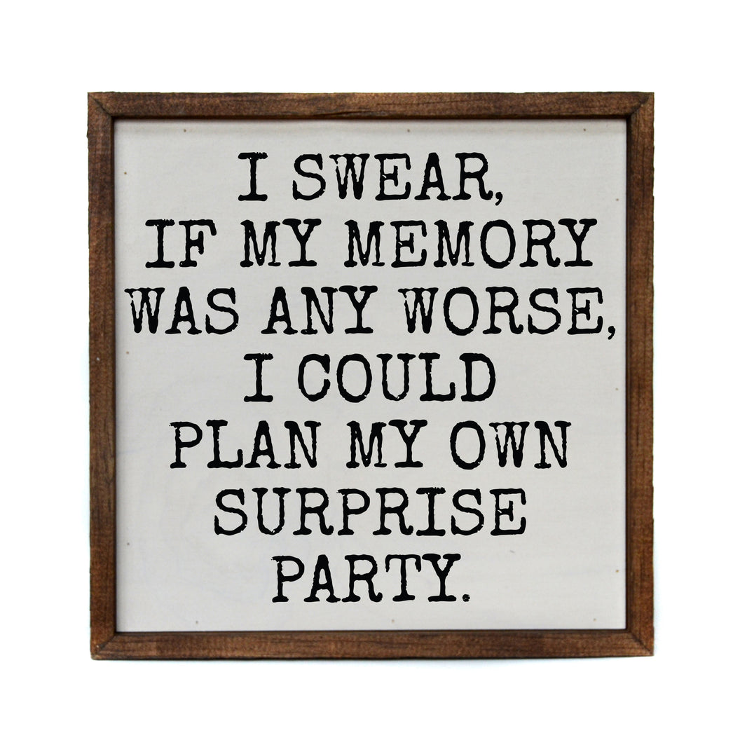 10x10 Plan My Own Surprise - CW111 - 2 Per Pack ($11.00 Per Sign)