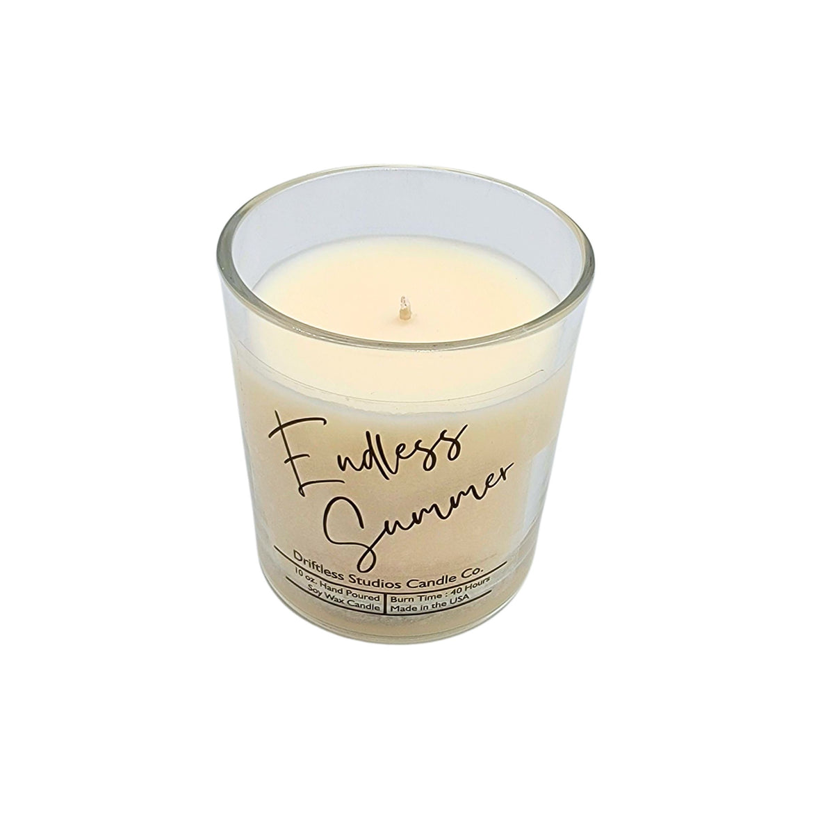 (Case Of 3 Candles) $8.95 Ea. - Candle - Endless Summer Soy Candles - 10 oz Jar + Bamboo Lid