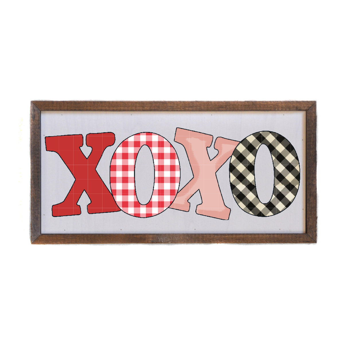 12x6 Xoxo Love Valentine's Day Home Decor Sign - Valentine - DW060 - 2 Per Pack ($10.00 Per Sign)