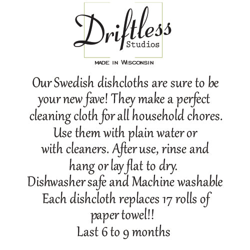 Colorful Easter Eggs Swedish Dishcloths - Easter Decor (4 Per Pack - $2.55 Ea.)