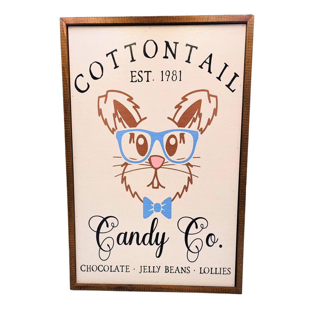 Cottontail Candy Co Fun Easter Signs - Home Decor - GW073 - 2 Per Pack ($18.00 Per Sign)