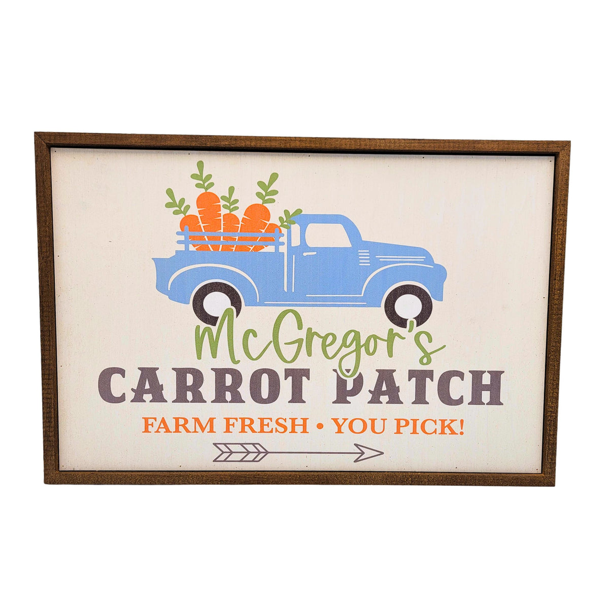 Carrot Patch Easter Signs - Home Accent Wall Art - GW074 - 2 Per Pack ($18.00 Per Sign)