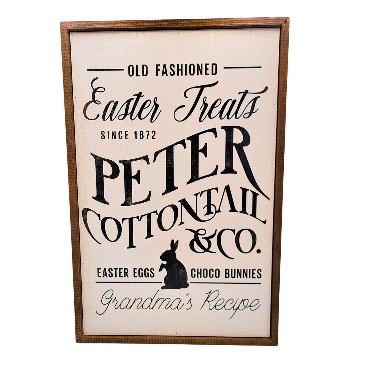 Peter Cottontail Easter Signs - Home Accent Wall Art - GW075 - 2 Per Pack ($18.00 Per Sign)