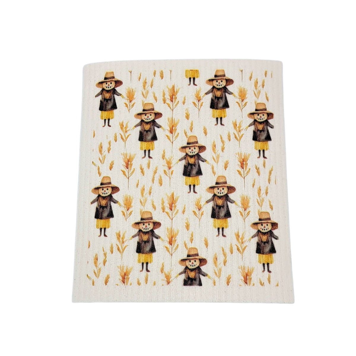 Fall Scarecrow Swedish Dish Cloths - Swedish Dishcloth (4 Per Pack - $2.55 Ea.)
