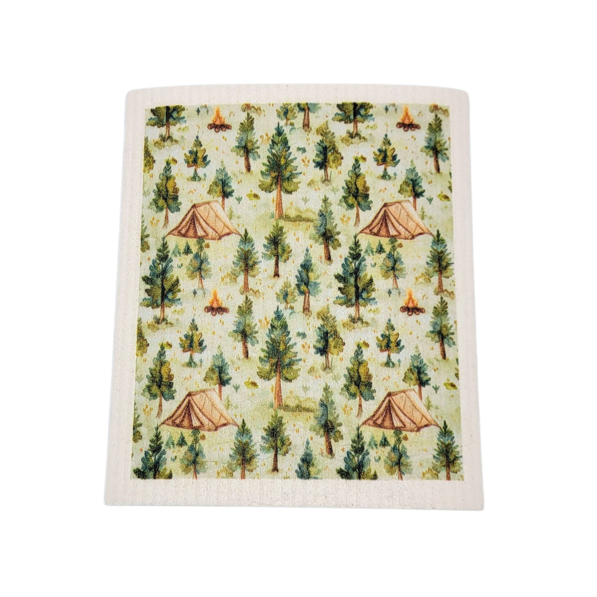 Summer Camping Tent Swedish Dishcloths- Sponge Cloth (4 Per Pack - $2.55 Ea.)