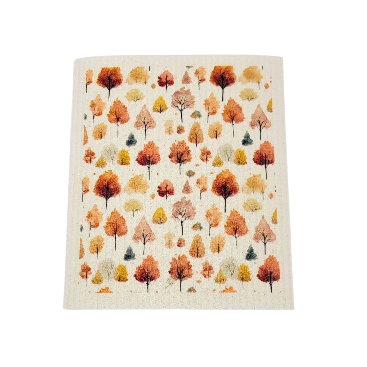 Fall Trees With Changing Leaves Swedish Dish Cloths (4 Per Pack - $2.55 Ea.)