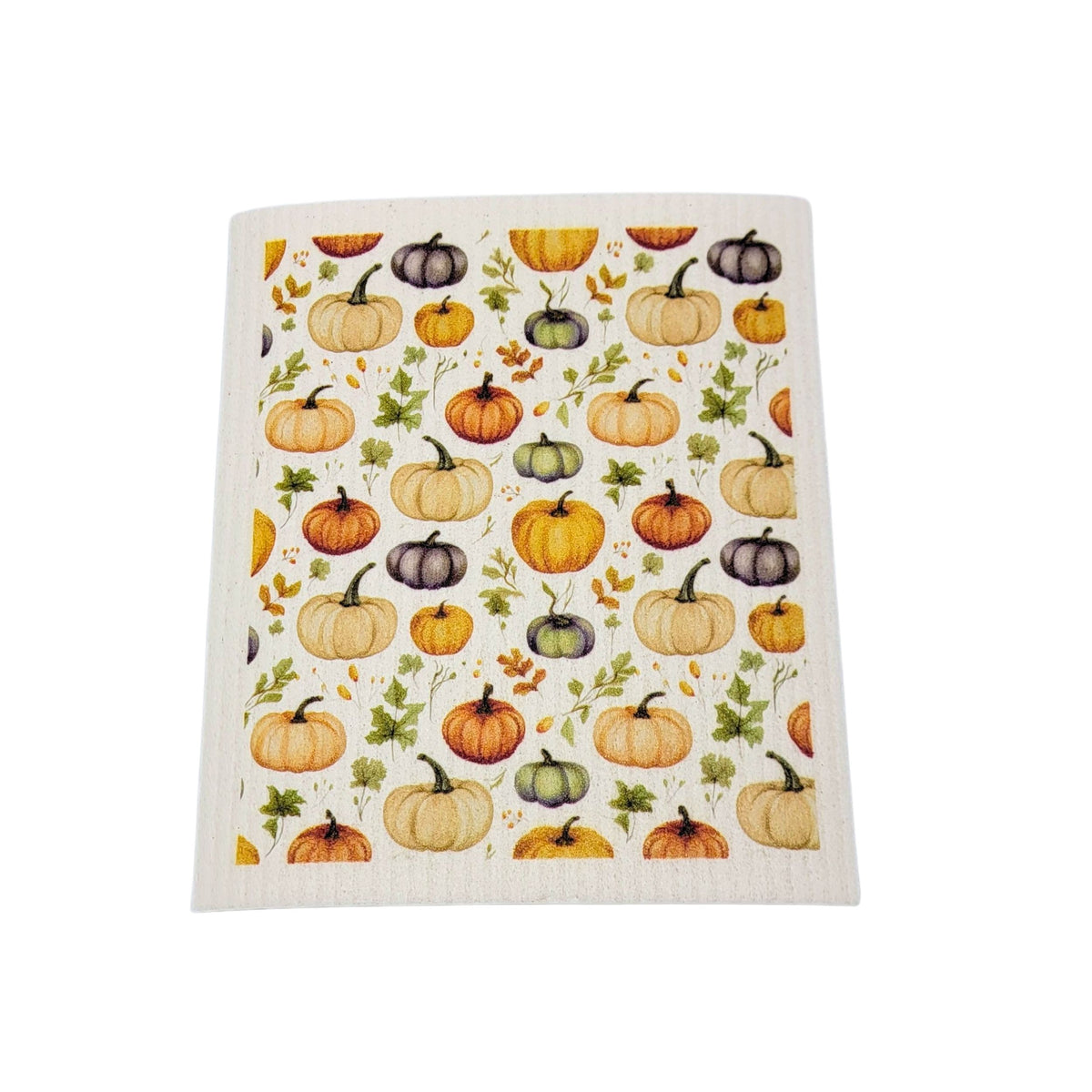 Fall Pumpkin Patterned Swedish Dishcloths (4 Per Pack - $2.55 Ea.)