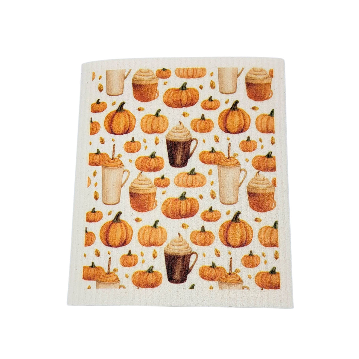 Pumpkin Spice Latte Swedish Dishcloths (4 Per Pack - $2.55 Ea.)