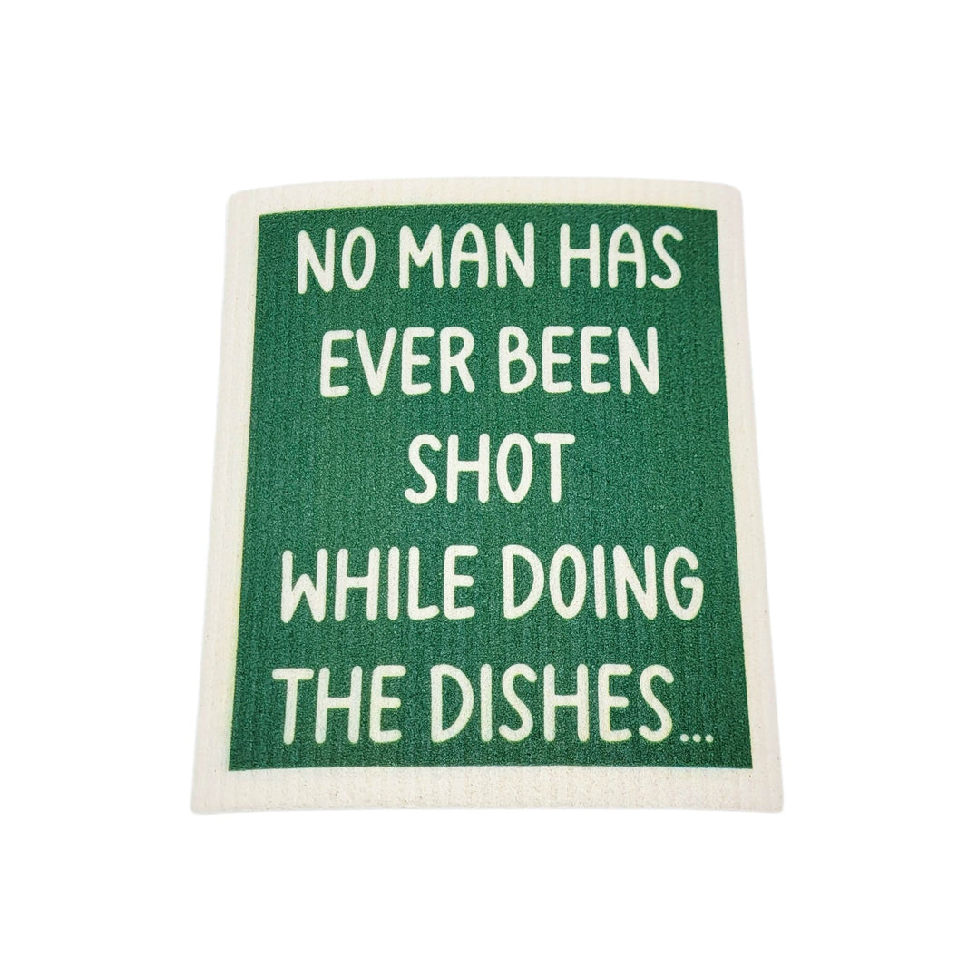 Shot While Doing The Dishes Funny Swedish Dishcloths - Gifts (4 Per Pack - $2.55 Ea.)