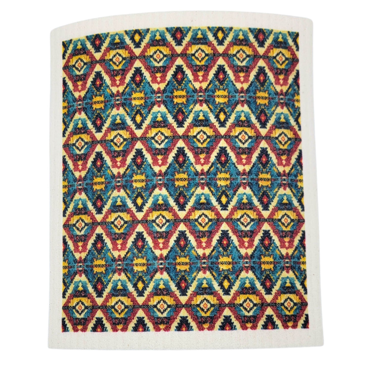 Western Aztec Pattern Fun Swedish Dishcloth - Kitchen Towels (4 Per Pack - $2.55 Ea.)