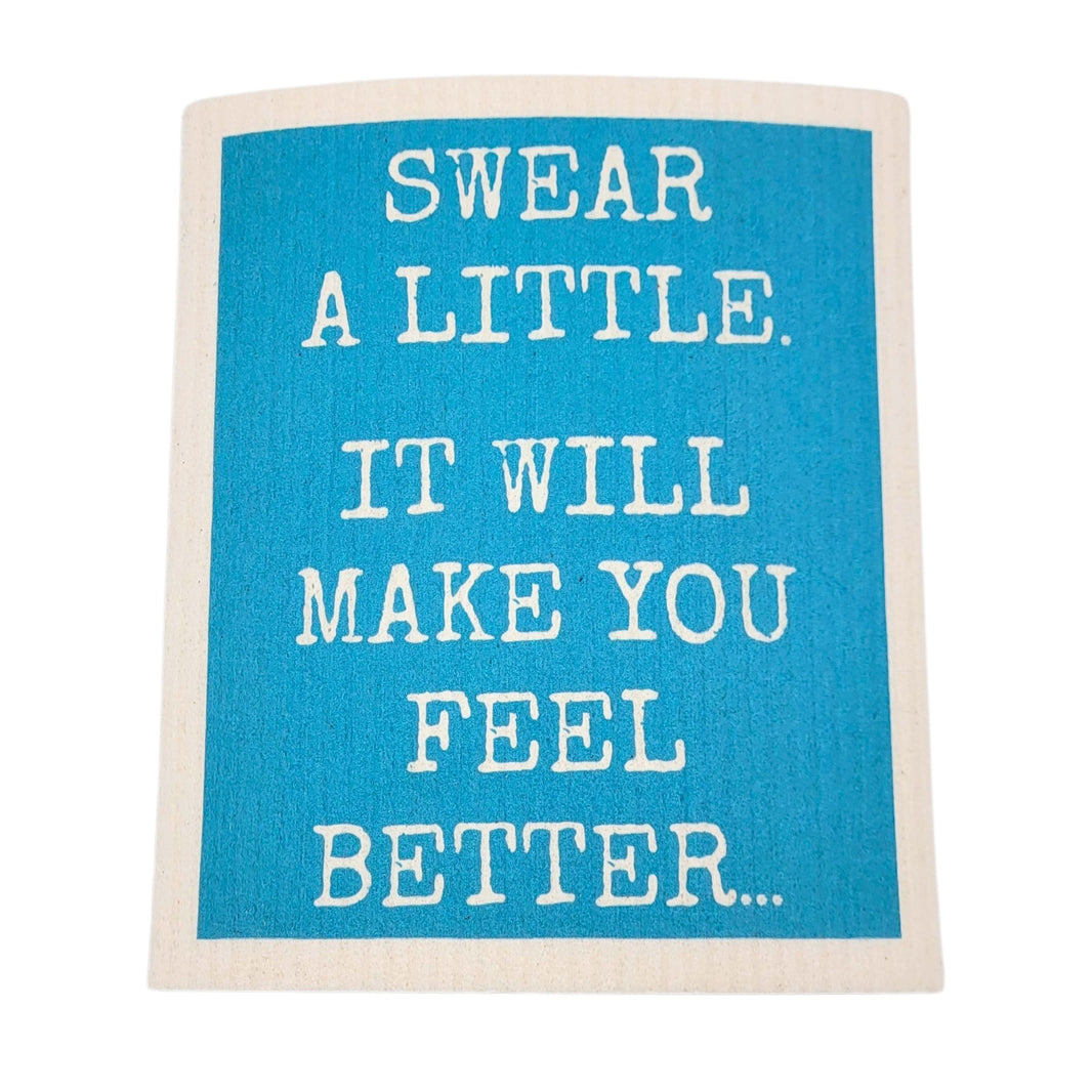Swear a Little Funny Swedish Dishcloths - Kitchen Gadgets (4 Per Pack - $2.55 Ea.)
