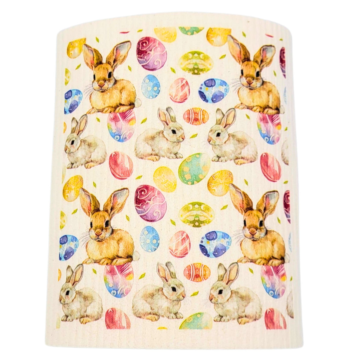 Easter Bunny & Easter Eggs Swedish Dishcloth - Easter Decor (4 Per Pack - $2.55 Ea.)