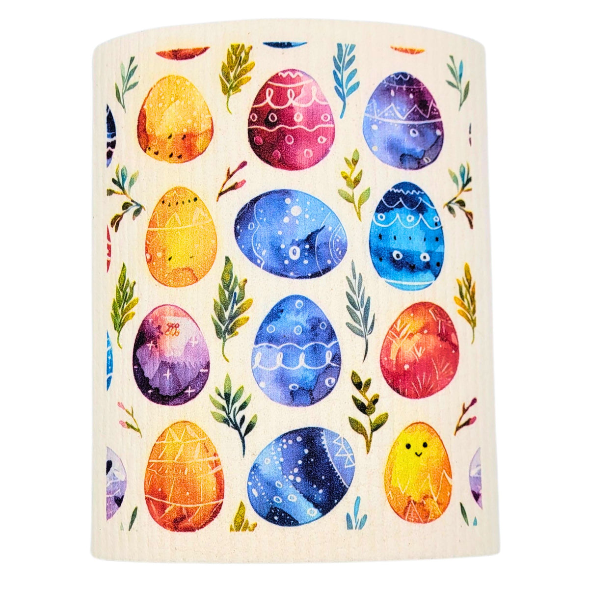 Painted Easter Eggs Swedish Dishcloths - Spring Decor (4 Per Pack - $2.55 Ea.)