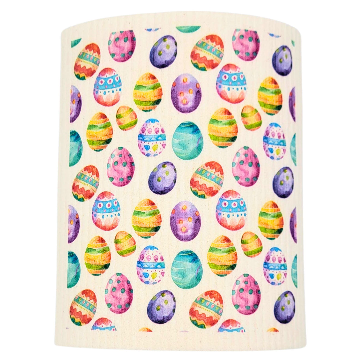 Colorful Easter Eggs Swedish Dishcloths - Easter Decor (4 Per Pack - $2.55 Ea.)