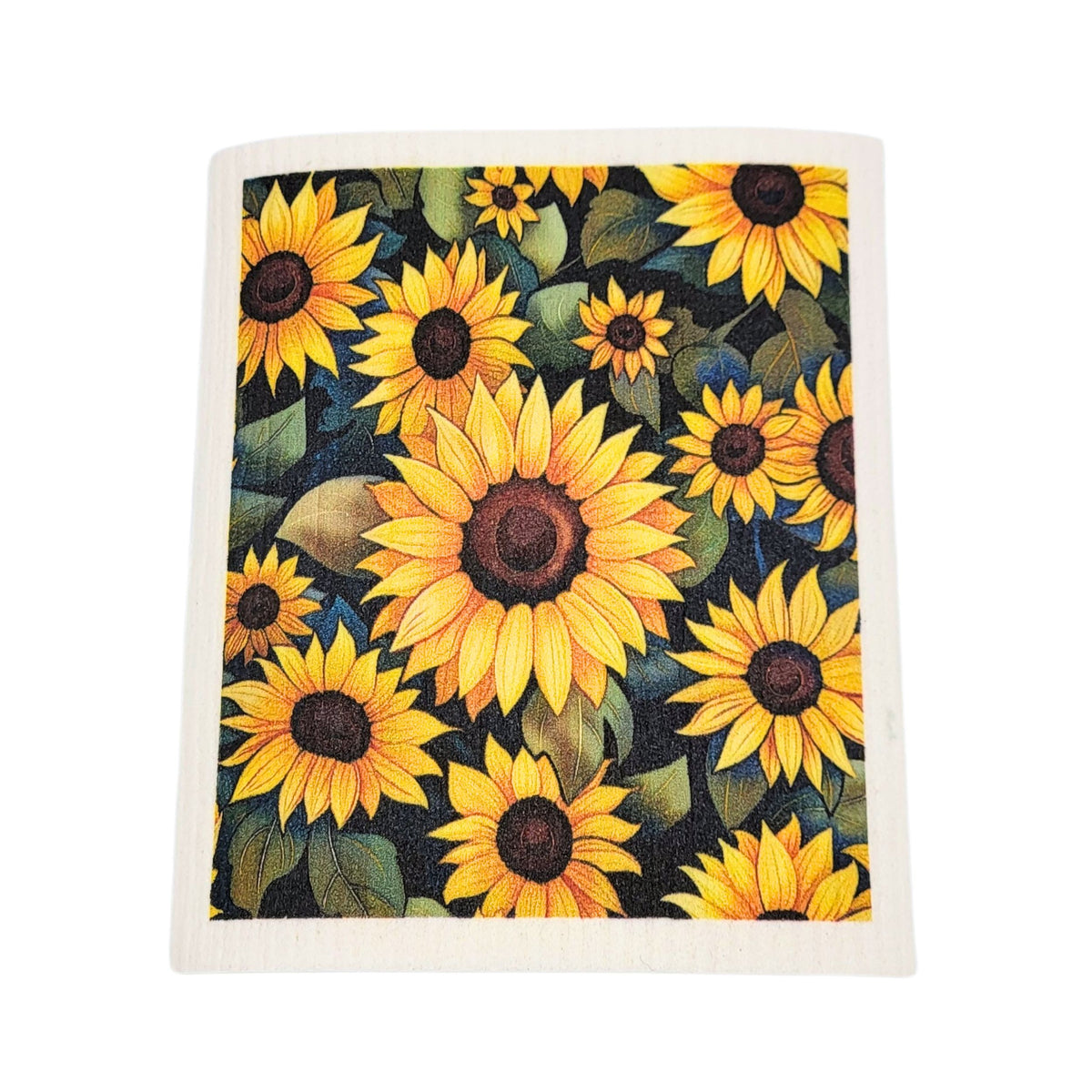 Summer Sunflower Fields Swedish Dishcloths - Home Decor (4 Per Pack - $2.55 Ea.)