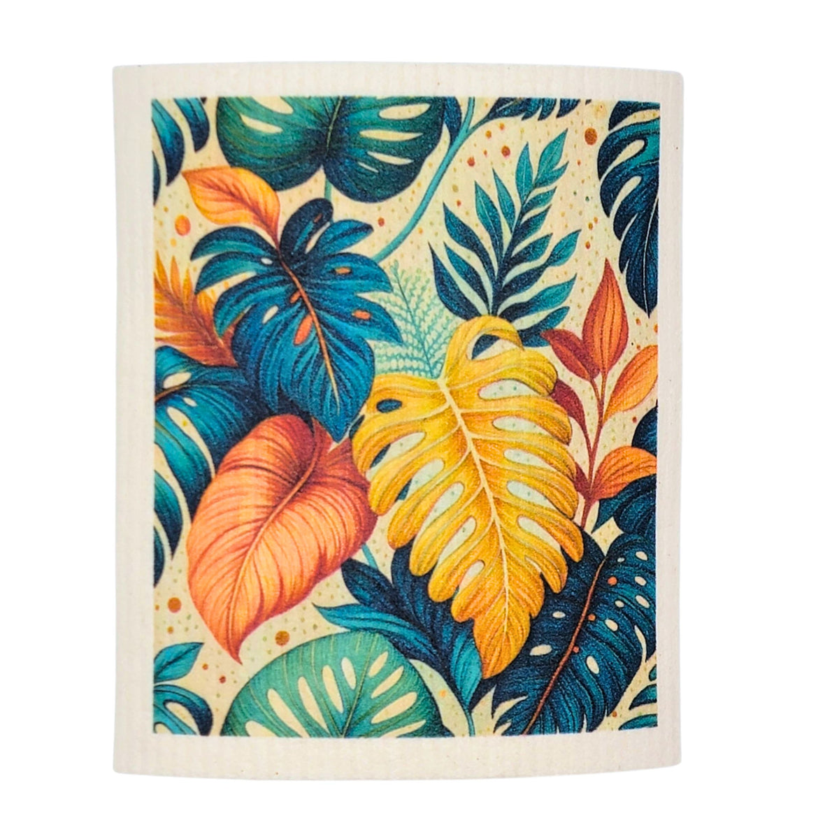 Tropical Floral Swedish Dishcloths - Summer Decor(4 Per Pack - $2.55 Ea.)