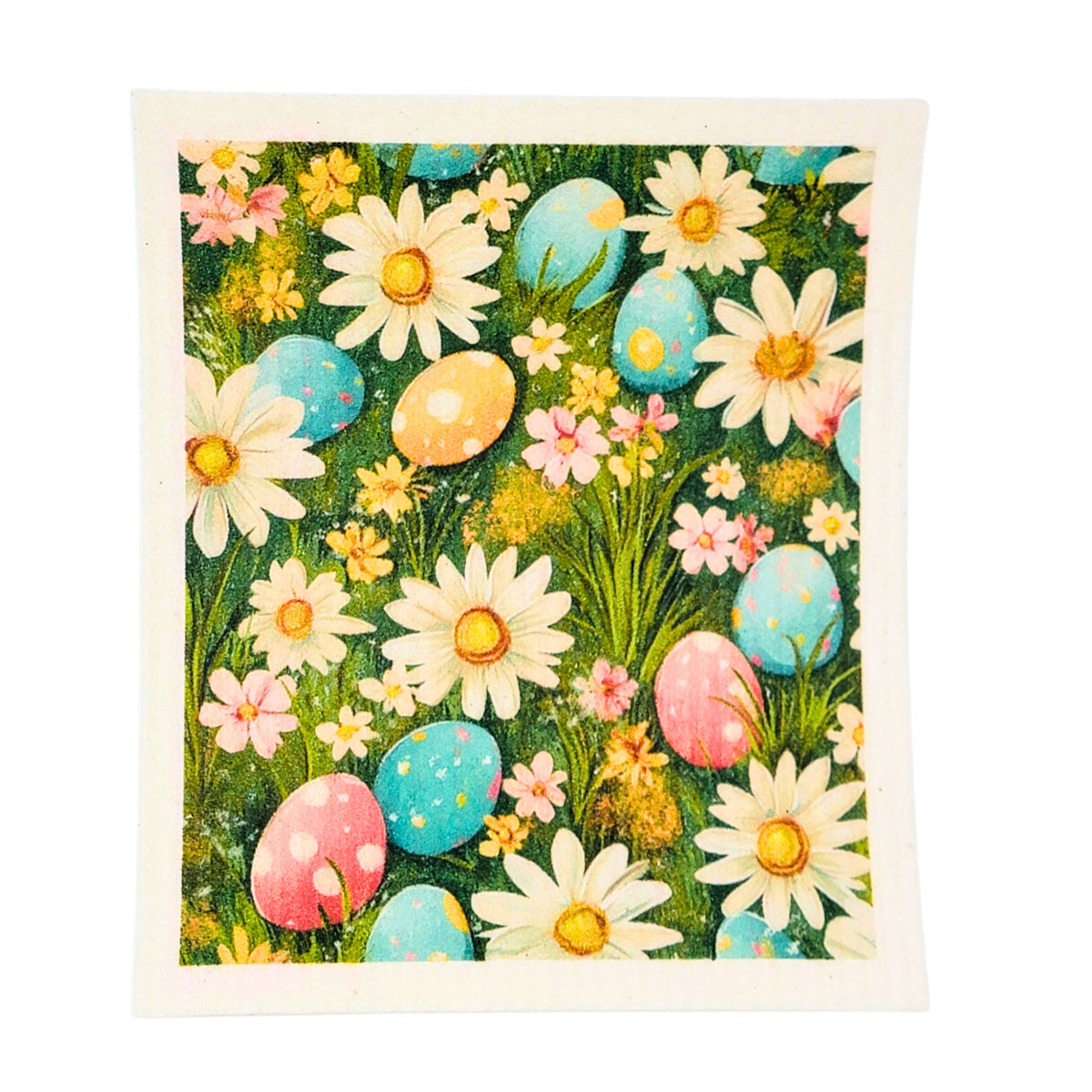 Easter Egg Hunt Spring Swedish Dishcloths - Easter Decor(4 Per Pack - $2.55 Ea.)