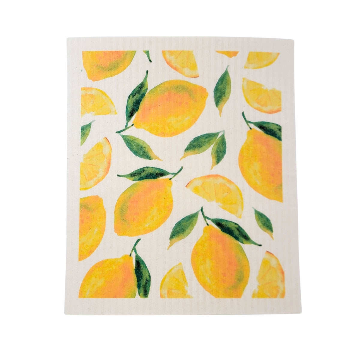 Patterned Lemon Swedish Dishcloth ( 4 Per Pack - $2.55 Ea.)