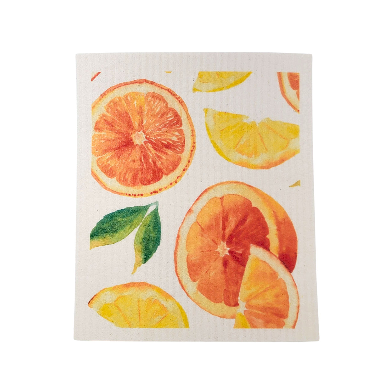 Patterned Orange Swedish Dishcloth ( 4 Per Pack - $2.55 Ea.)