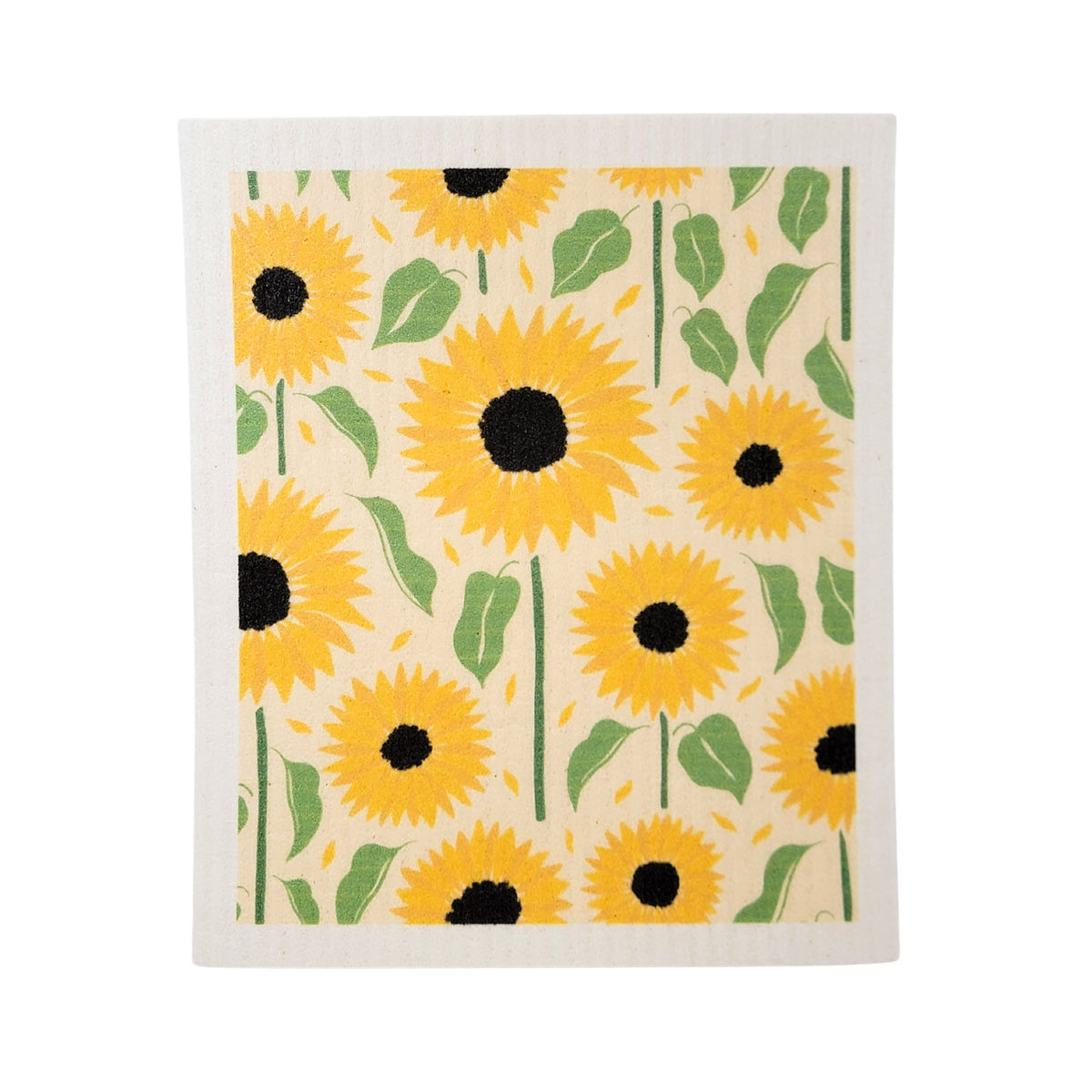 Sunflower Patterned Swedish Dishcloth ( 4 Per Pack - $2.55 Ea.)