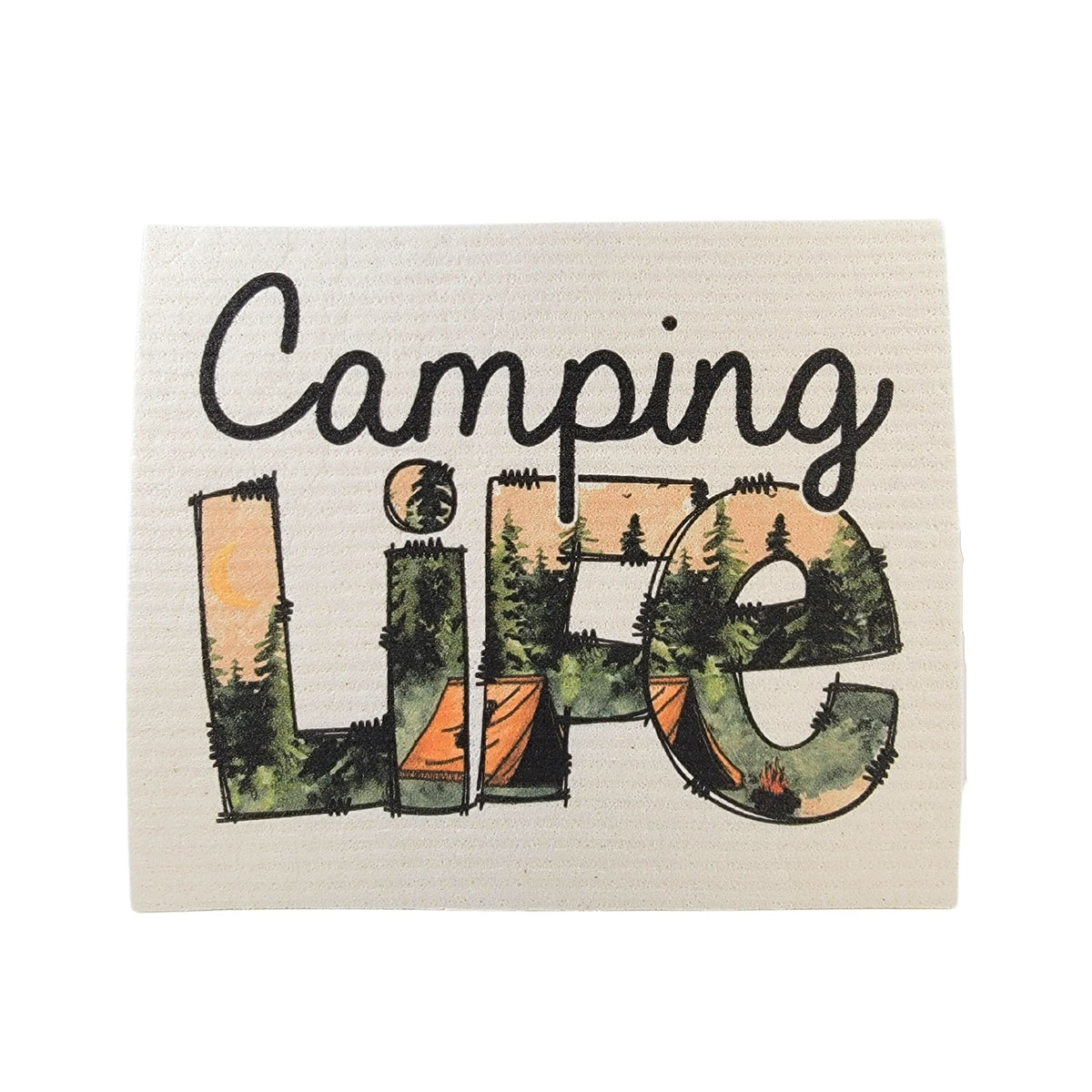 Camping Life Design Swedish Dishcloth ( 4 Per Pack - $2.55 Ea.)