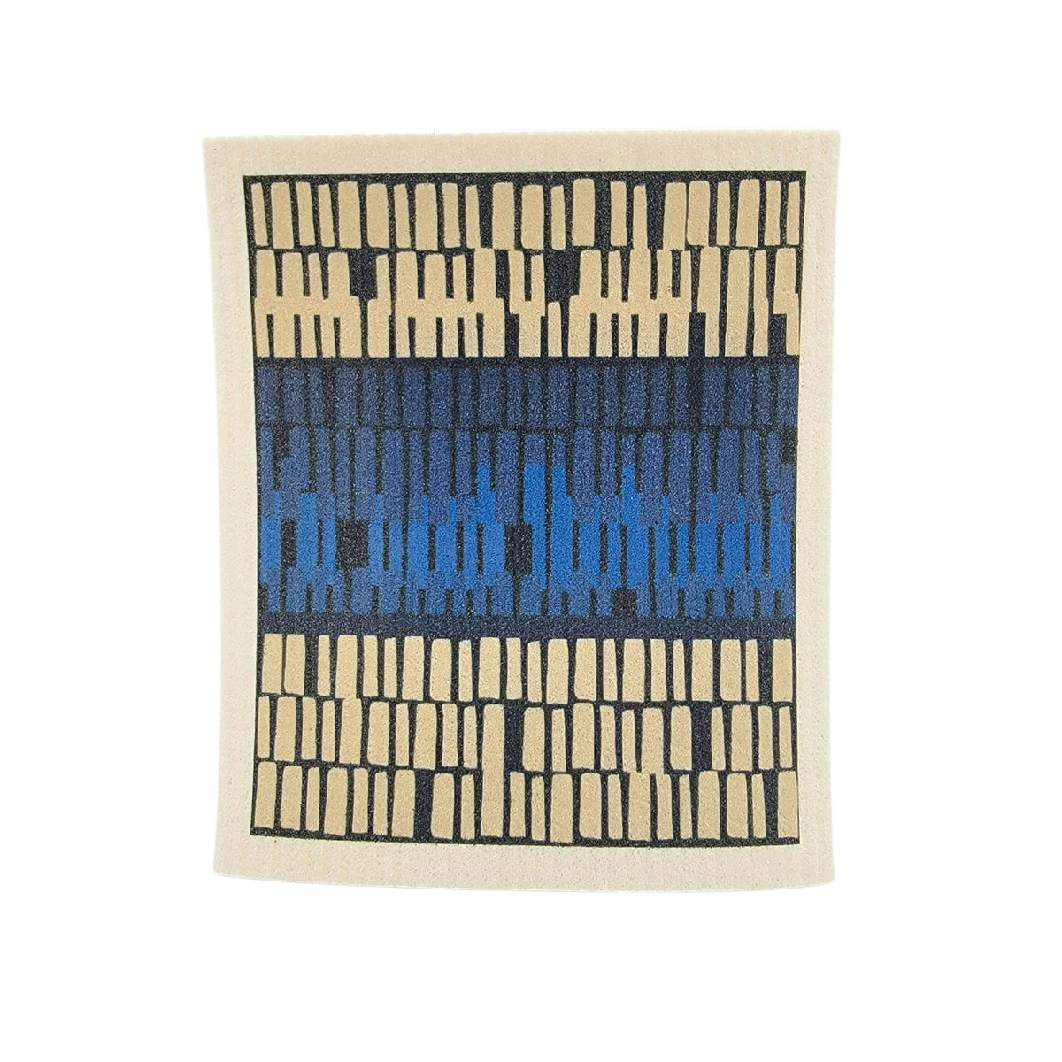 Summer Blue Vintage Pattern Swedish Dishcloth ( 4 Per Pack - $2.55 Ea.)