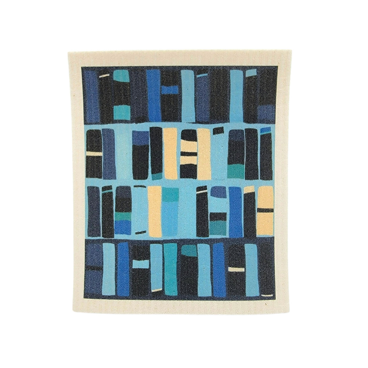 Blue Rectangle Boho Pattern Swedish Dishcloth ( 4 Per Pack - $2.55 Ea.)