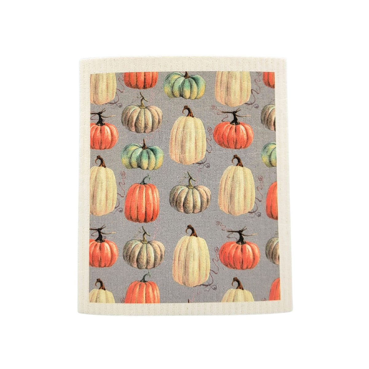 Pumpkin Pattern Swedish Dishcloth ( 4 Per Pack - $2.55 Ea.)