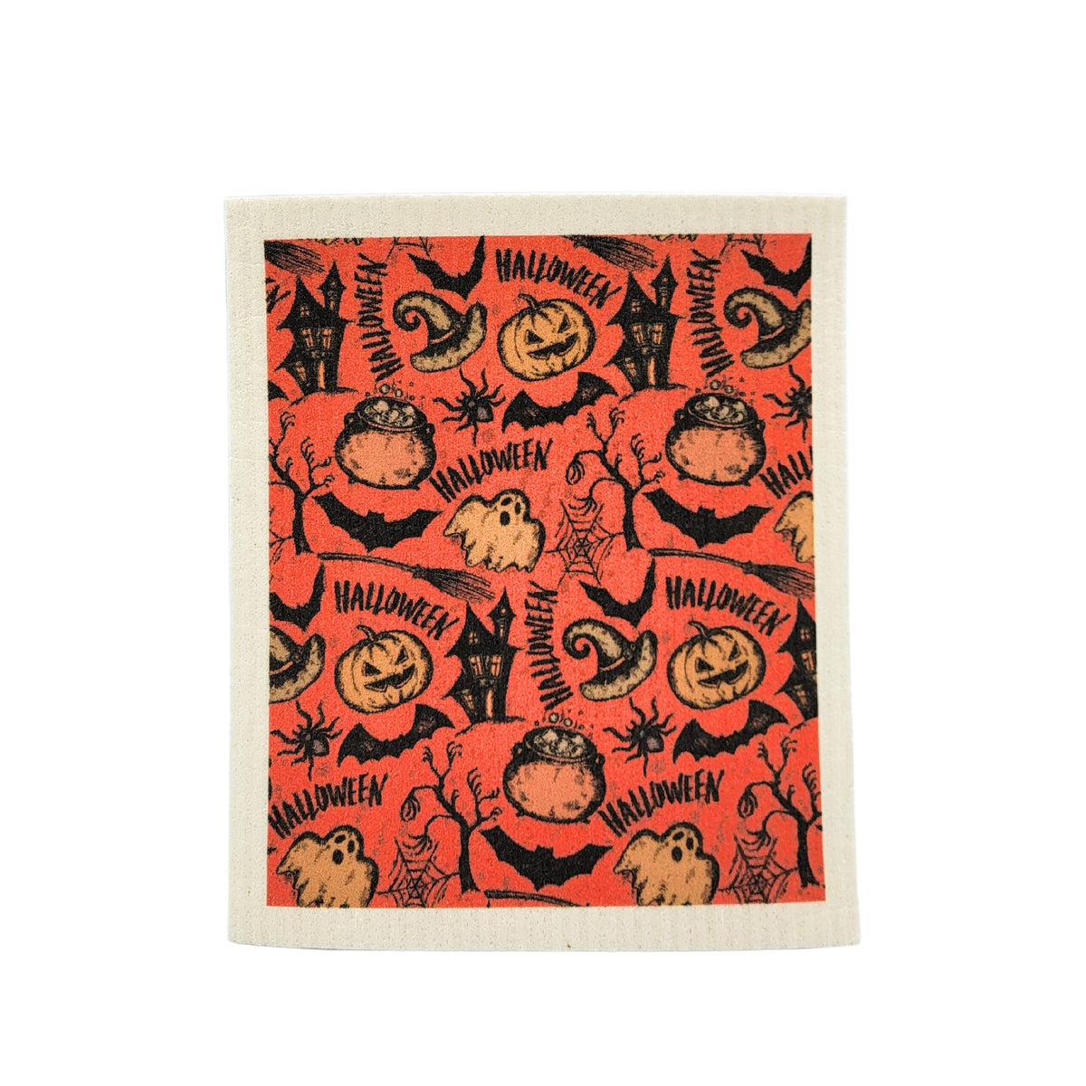 Halloween Pattern Swedish Dishcloth ( 4 Per Pack - $2.55 Ea.)