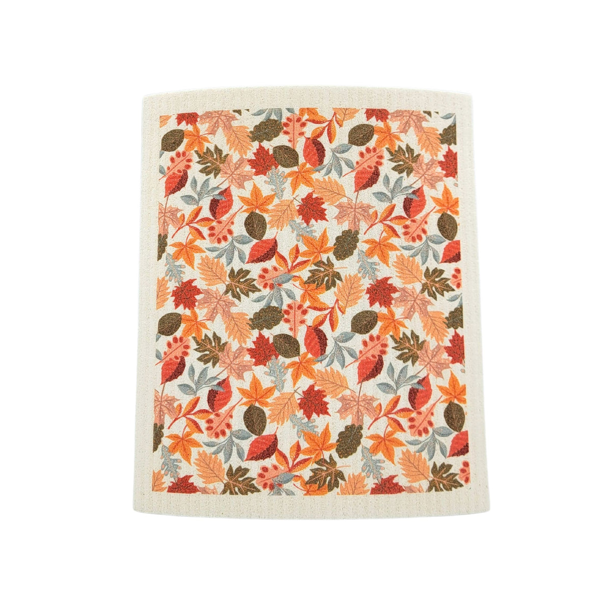 Fall Leaf Pattern Swedish Dishcloth ( 4 Per Pack - $2.55 Ea.)