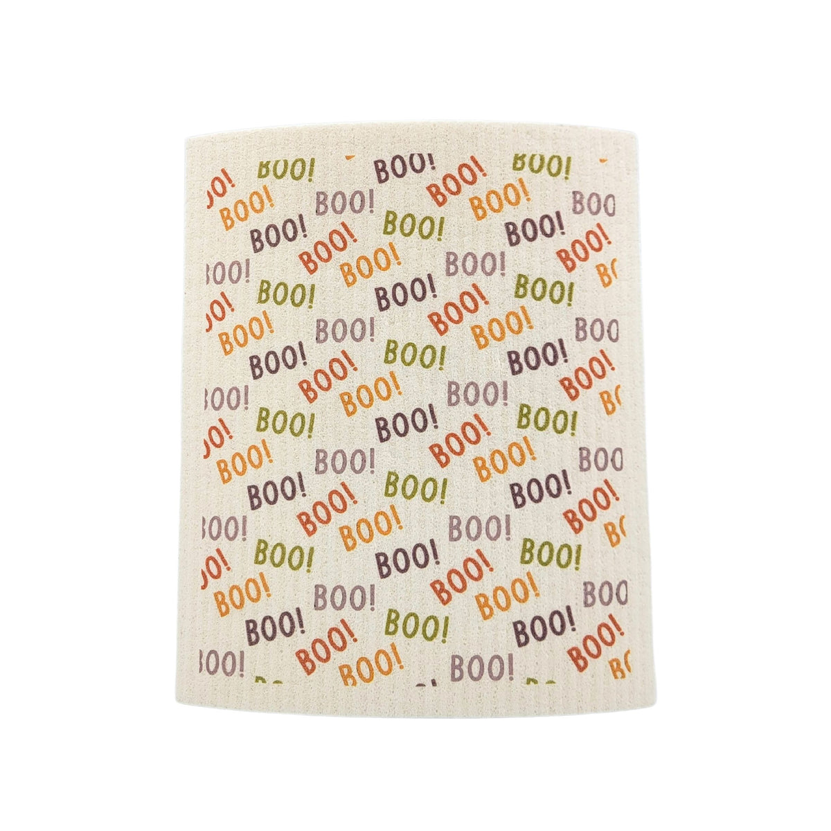Boo! Fall Pattern Swedish Dishcloth ( 4 Per Pack - $2.55 Ea.)