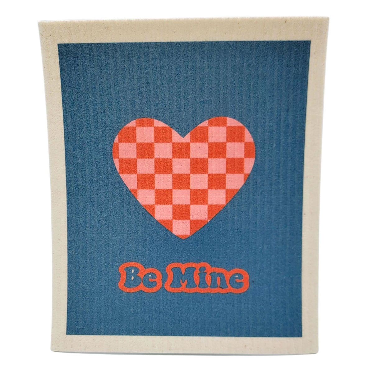 Be Mine Heart "Valentine" Swedish Dishcloth - Valentines Day ( 4 Per Pack - $2.55 Ea.)