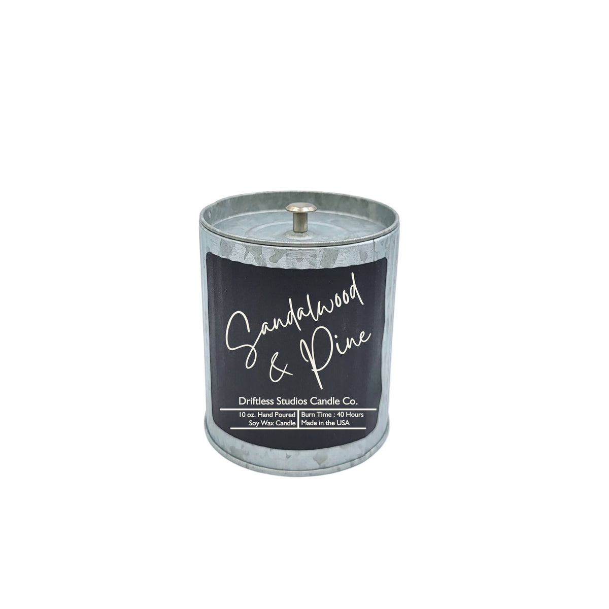 (Case Of 3 Candles) $9.95 Ea. - Sandalwood & Pine Tin Candles Rustic Home Decor
