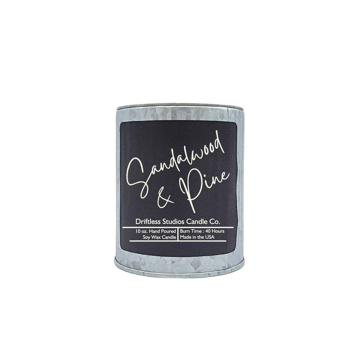 (Case Of 3 Candles) $9.95 Ea. - Sandalwood & Pine Tin Candles Rustic Home Decor