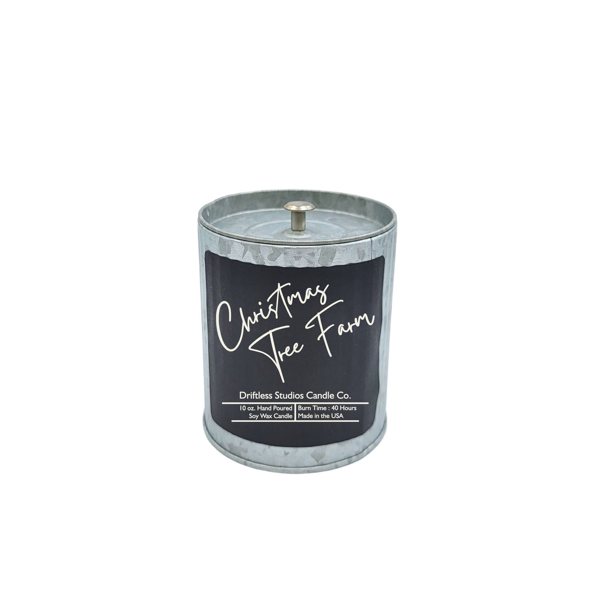(Case Of 3 Candles) $9.95 Ea. - Christmas Tree Farm Scented Soy Candles - Rustic Home Decor