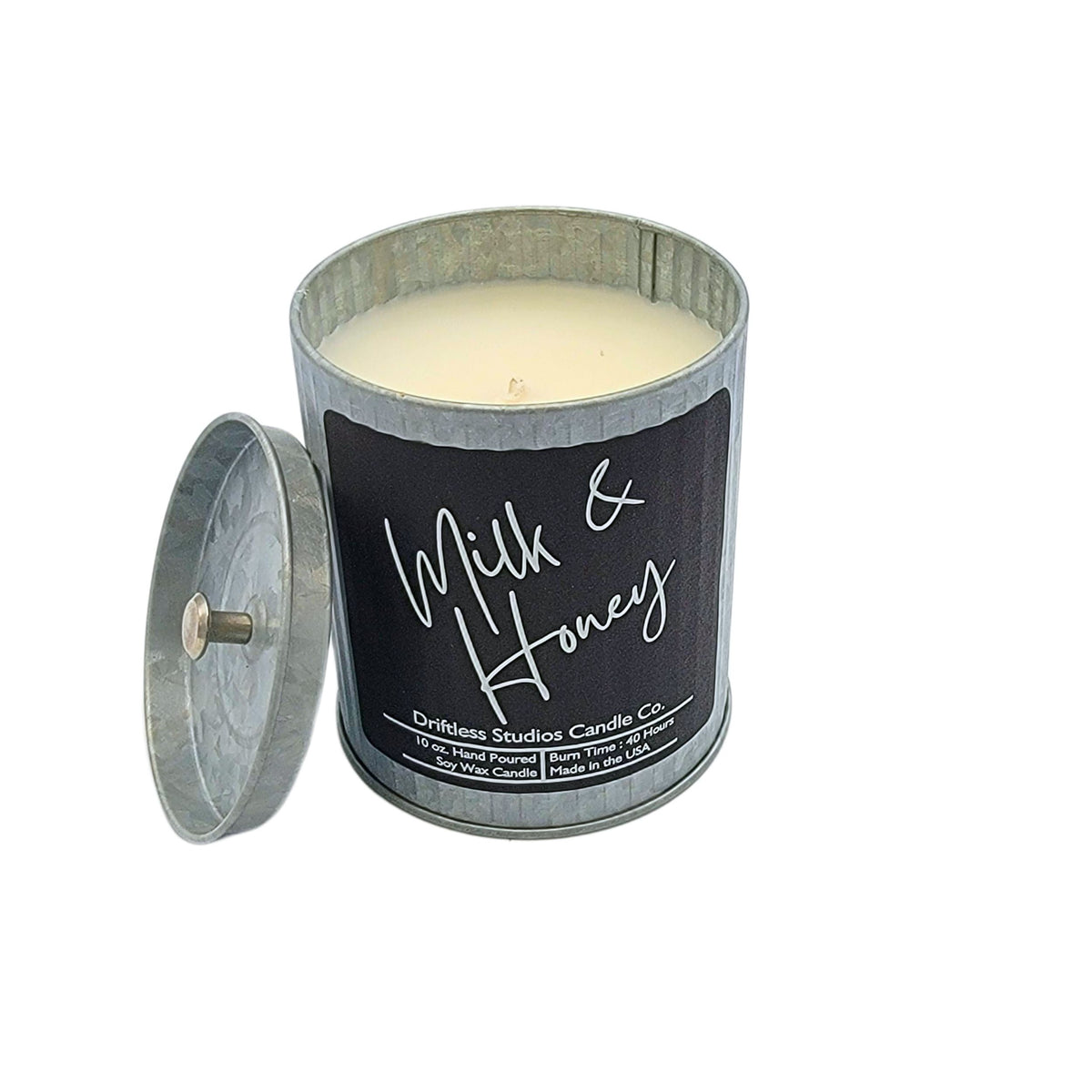 (Case Of 3 Candles) $9.95 Ea. - Milk & Honey Soy Wax Candle Scented Farmhouse Candles