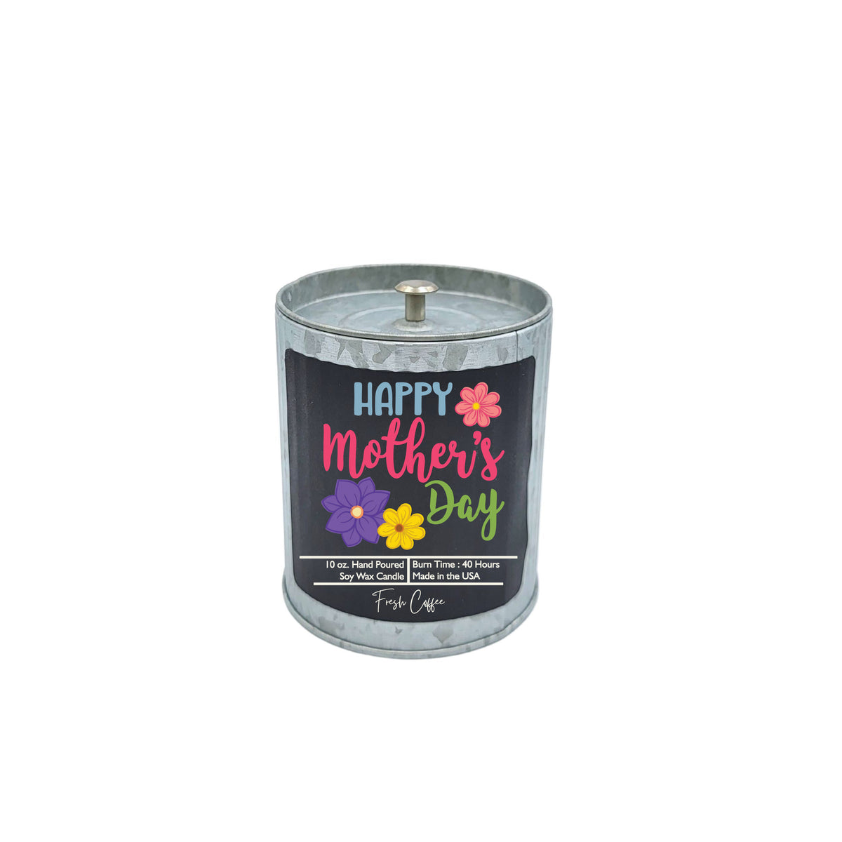 (Case Of 3 Candles) $9.95 Ea. - Happy Mothers Day - Soy Wax Candles - Spring Decor