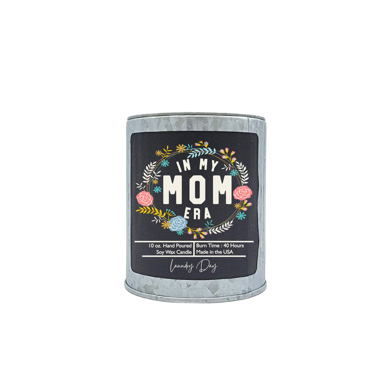 (Case Of 3 Candles) $9.95 Ea. - In My Mom Era - Mothers Day - Soy Wax Candles - Spring Decor