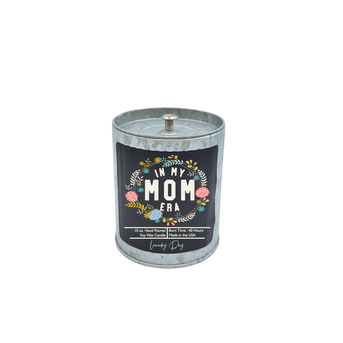 (Case Of 3 Candles) $9.95 Ea. - In My Mom Era - Mothers Day - Soy Wax Candles - Spring Decor
