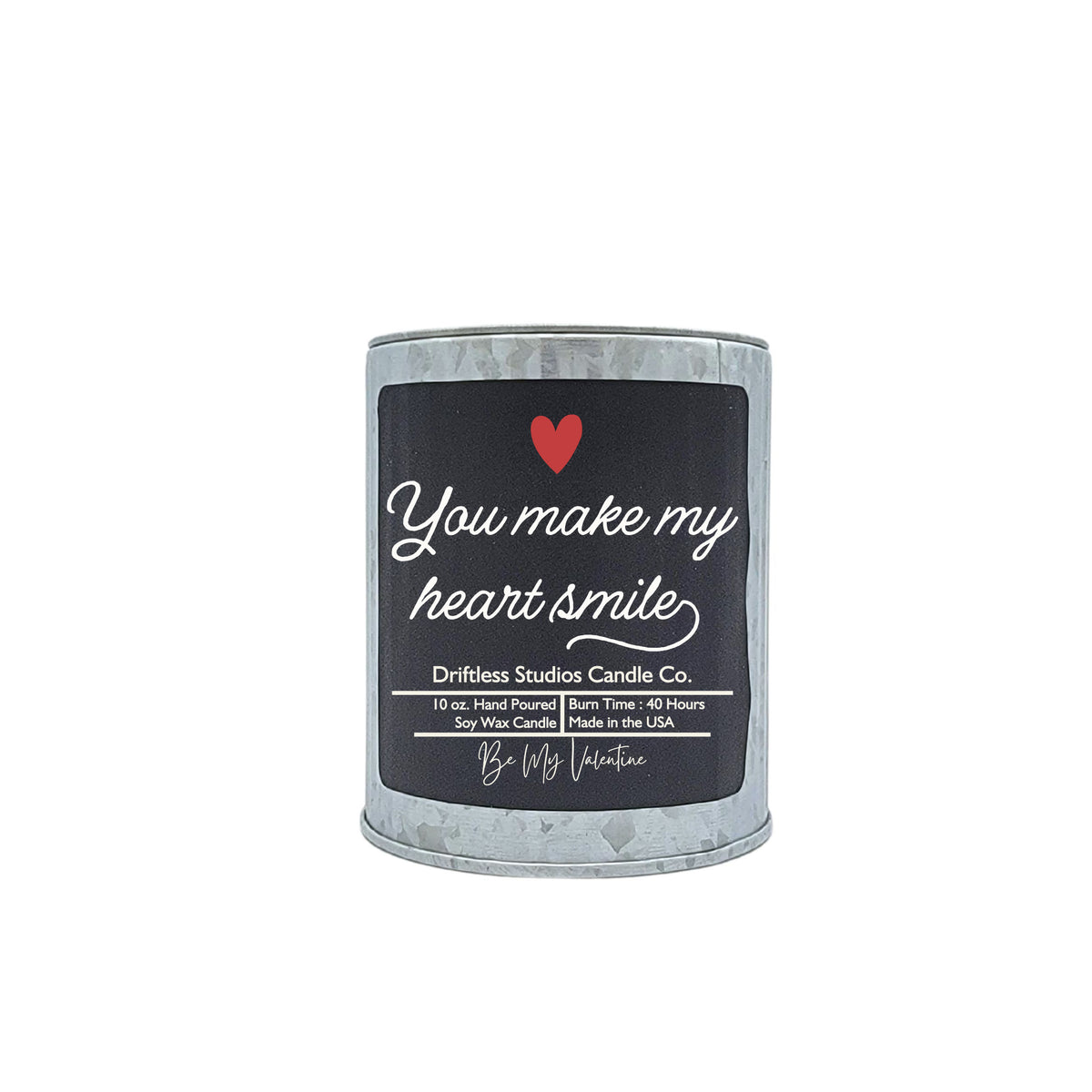 (Case Of 3 Candles) $9.95 Ea. - You make my heart smile Farmhouse Candles - Valentines Day