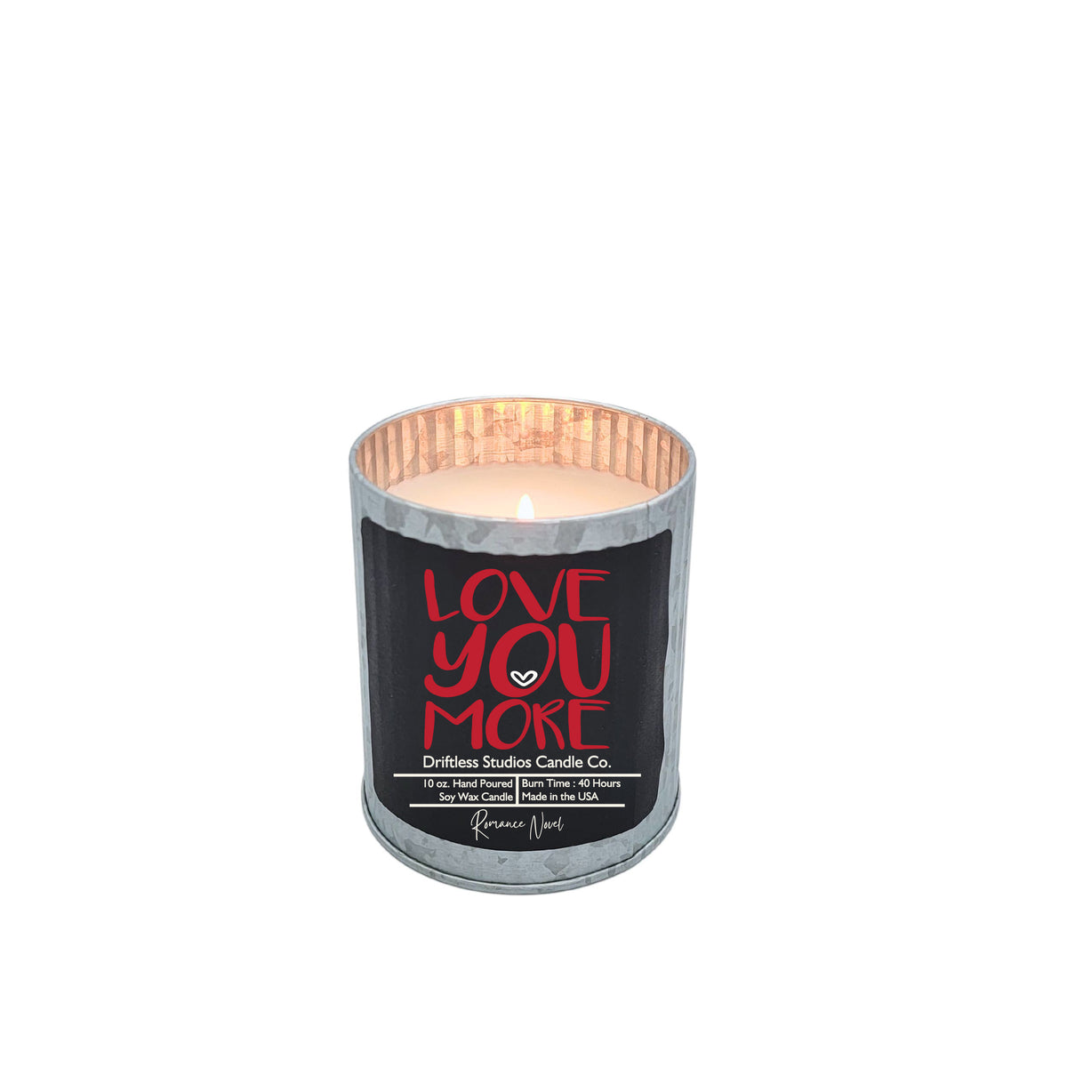 (Case Of 3 Candles) $9.95 Ea. - Love you more Valentines Farmhouse Candle - Valentines Gifts
