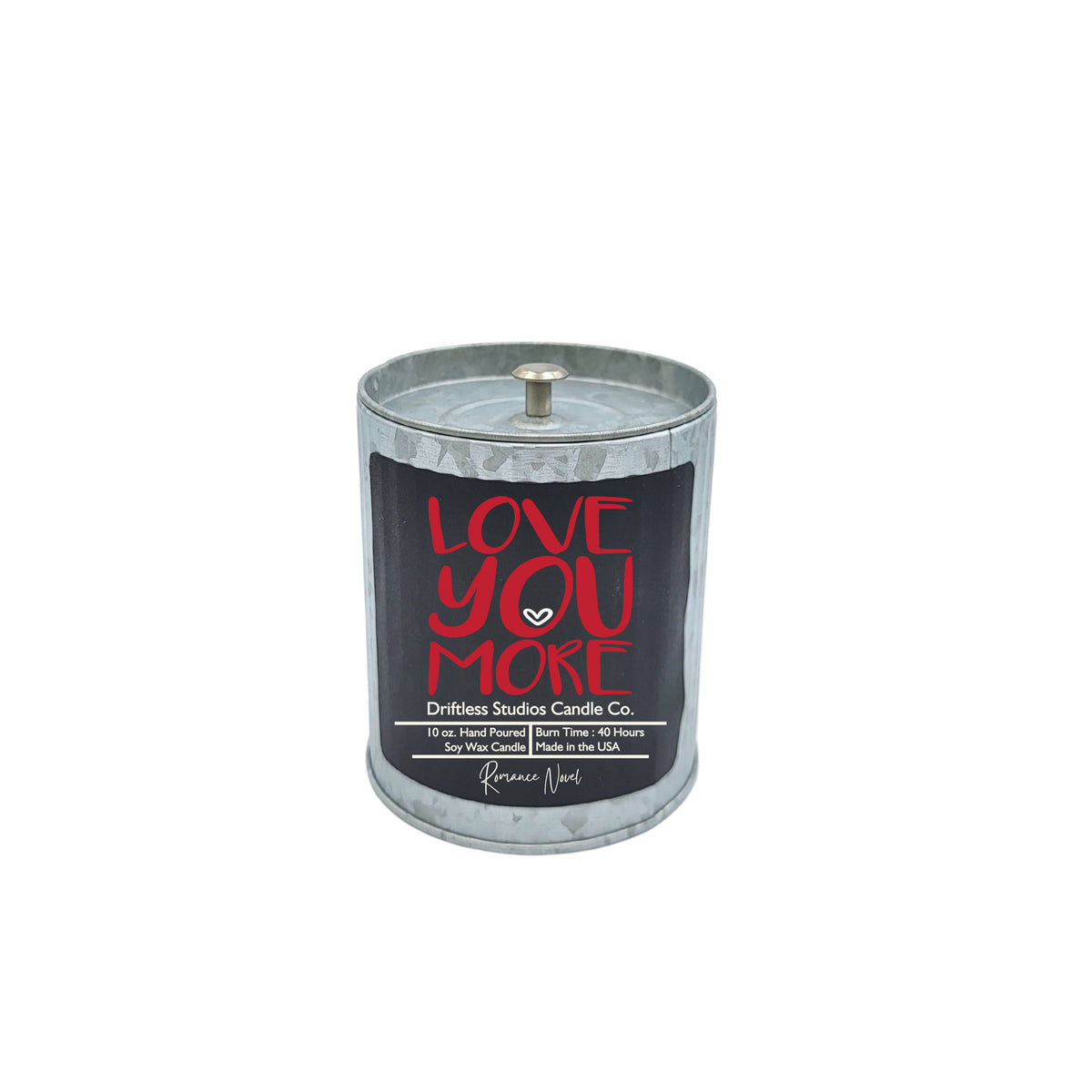 (Case Of 3 Candles) $9.95 Ea. - Love you more Valentines Farmhouse Candle - Valentines Gifts