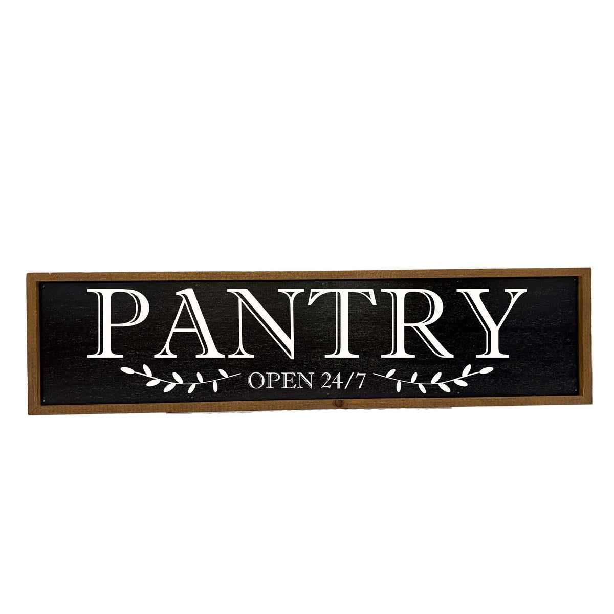 Pantry Kitchen Decor - Black Sign - 24x6  Sign - TMP026 - 2 Per Pack ($14.00 Per Sign)