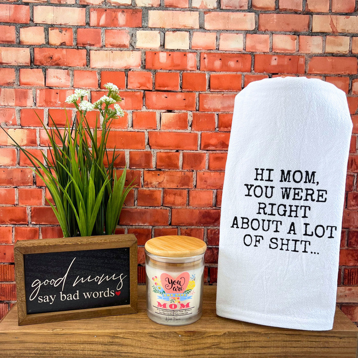(Case Of 3 Candles) $8.95 Ea. - You are the Best Mom - Mothers Day 10oz. Soy Wax Candles